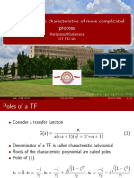 CLL261-Dynamic Characteristics of More Complicated Process: Hariprasad Kodamana Iit Delhi