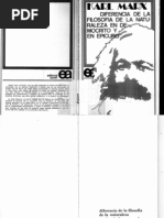 Download Karl Marx Tesis Doctoral Diferencia de la filosofa de la naturaleza en Demcrito y Epicuro 1841 by estilo-animal SN48434986 doc pdf