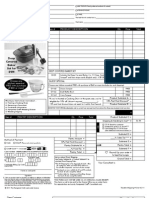 Pampered Chef order form Feb 2011