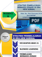 WEBINAR STARTEGI PEMBELAJARAN BERBASIS ZONASI Oke LPMP