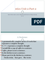 Semantics Unit 2 Part 2: Sentences and Propositions-Practice 5 - 1 1