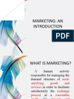 Marketing - Introduction