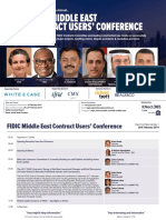 FIDIC Middle East Contract Users Conference 2019 PDF