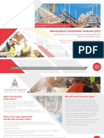 International Construction Contracts (I2C) : Postgraduate Diploma Delivered by Paris Panthéon-Assas University