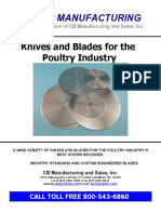 CB Manufacturing Guide Poultry Industry Knives Blades