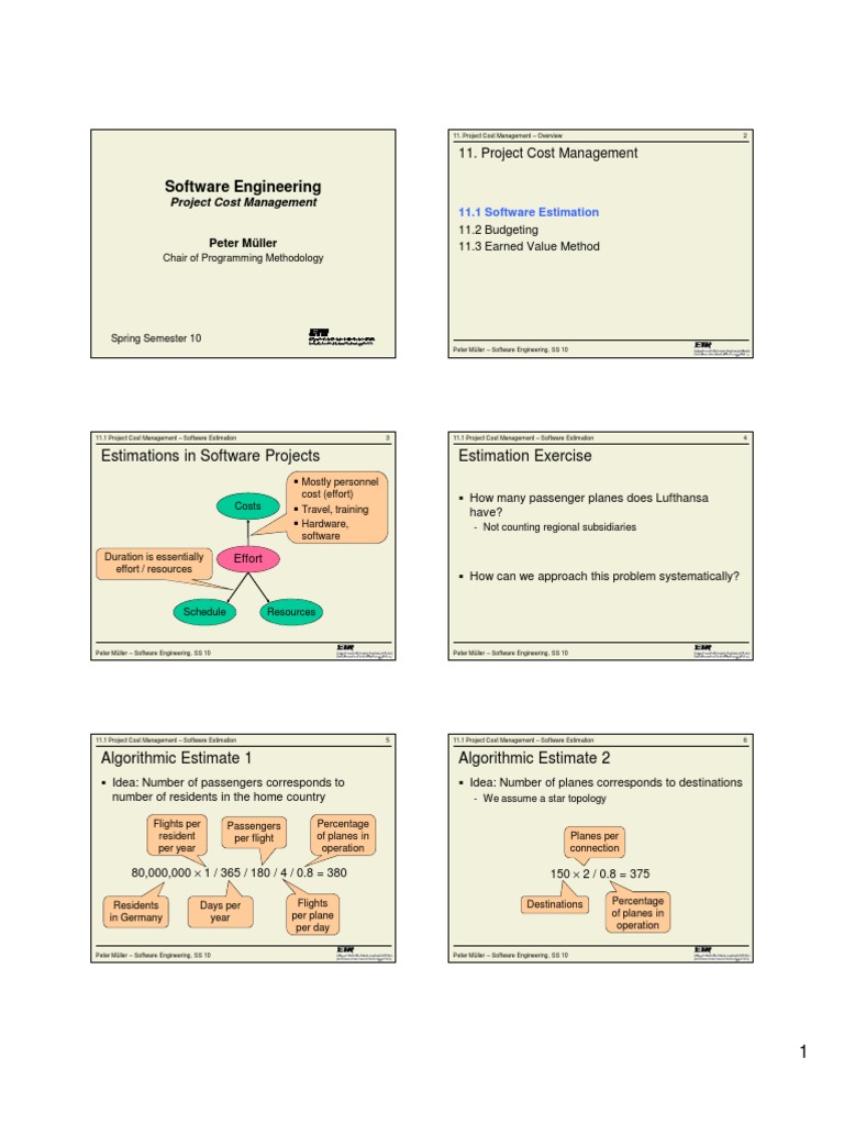 Software Project Cost Management Guide | PDF | Cost Accounting | Computing