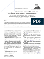 Genetic Polymorphism at Nine Microsatellite 2002