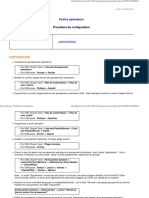 Postes Opérateurs: Procédure de Configuration