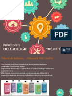 Prezentare 1 Ocluzologie - Grupa 1