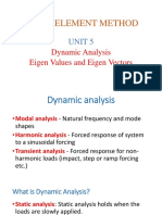Dynamic Analysis FEM