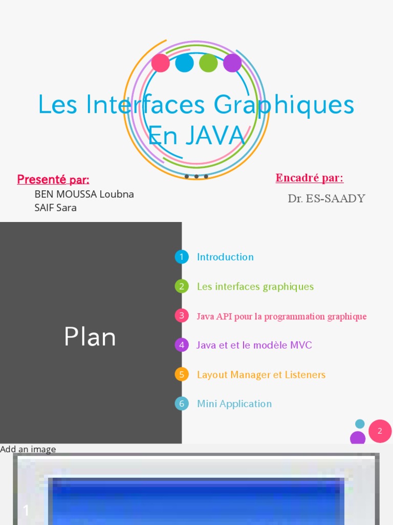 Les Interfaces Graphiques PDF Java (Langage de programmation