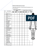 Lembar Kuesioner Nordic Body Map