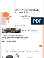 Mesin Peniris Minyak Kripik Goreng