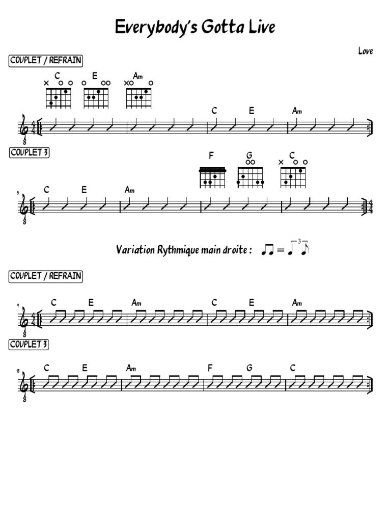 Everybody S Gotta Live Pdf