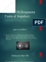 Filtros FIR (Respuesta Finita Al Impulso)