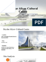 Heydar Aliyev Cultural Centre: 2013 Architect: Zaha Hadid (Building Construction I) Marwa Hassoun