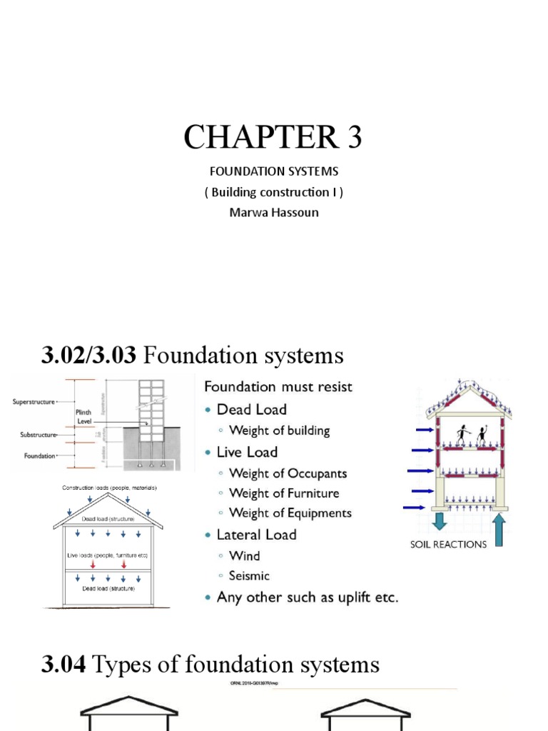 Building Contruction - Chapter3 | PDF | Deep Foundation | Foundation ...