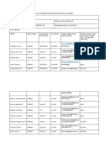 Form 1: Lac Profile