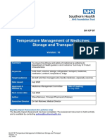 Temperature Management of Medicines StorageTransport V10 CANADA PDF