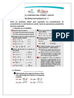 11 Recuperacion Matematicas 2020 A