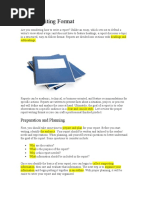 UNIT 4 Report Writing Format