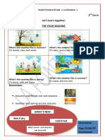 2 Form Let's Learn Together:: The Four Seasons