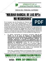 Sap. Jurisprudencia Del Tribunalsupremo Sobre Las Rpts No Negociadas Nulidad Radical