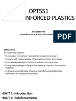 Fiber Reinforced Plastics Unit 1 Introduction