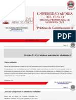 Cálculo de Materiales de Albañilería PDF