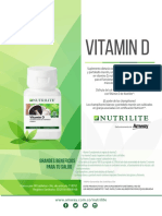 vitamina d Nutrilite hoja producto