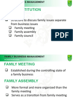 Setting Up A Family Structure