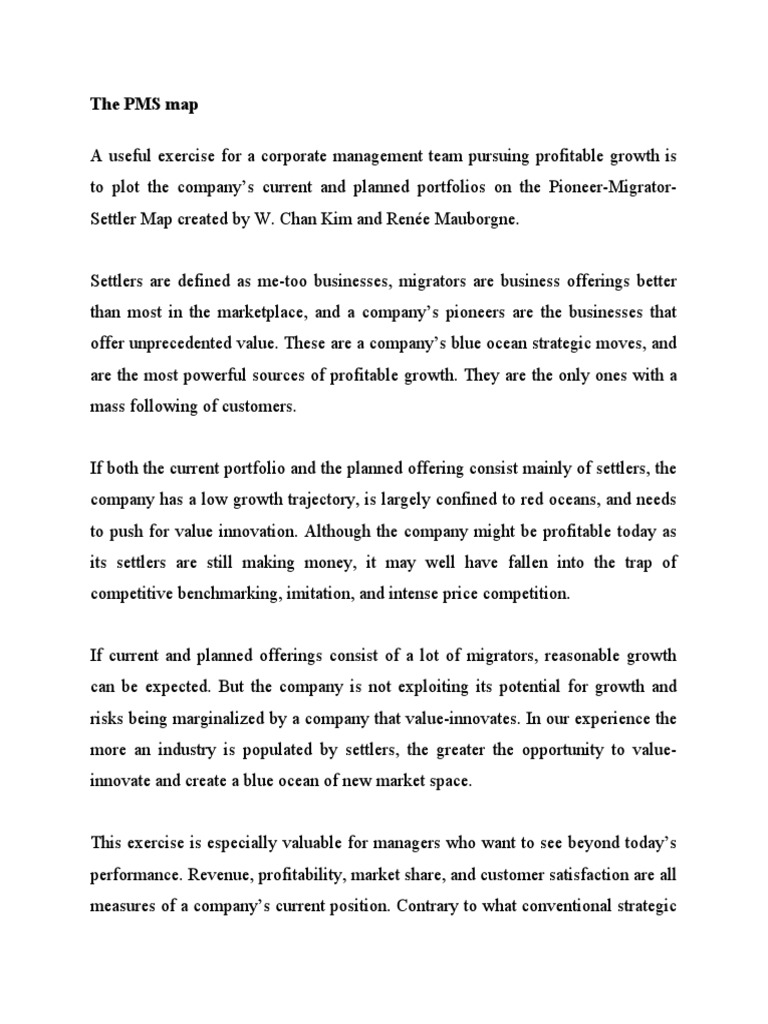 The PMS Map | PDF | Business | Economies