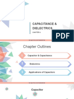 Capacitance and Dielectrics