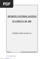 Operating Instructions: Palfinger Radio Remote Control | PDF | Crane ...