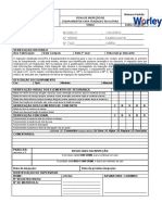 Ficha de Inspeção de Equipamento - Capacete