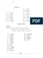 Add Prefixes to Words Activity