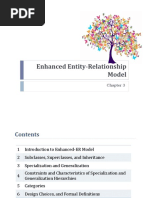 Enhanced Entity-Relationship Model