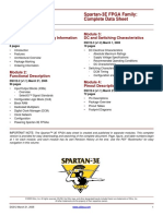 Spartan-3E FPGA Family: Complete Data Sheet: Introduction and Ordering Information DC and Switching Characteristics