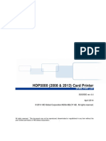 HDP5000 (2008 & 2013) Card Printer: 15370 Barranca Parkway Irvine, CA 92618