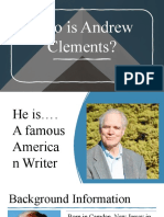 Who Is Andrew Clements Powerpoint