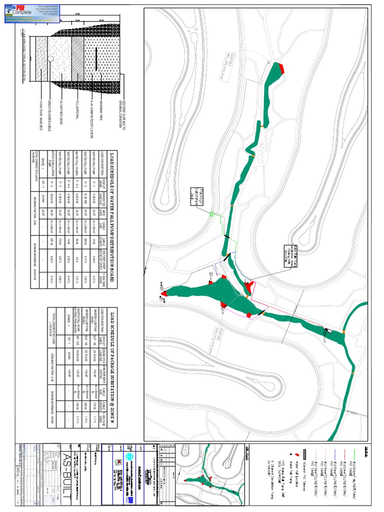 Waterfall Electrical Power Layout | PDF | Electric Power | Components