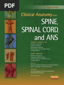 Clinical Anatomy of Spine, Spinal Cord & ANS PDF