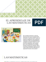 El Aprendizaje de Las Matemáticas