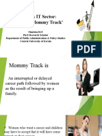 Gender in IT Sector: A Study of Mommy Track'