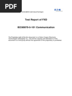 IEC60870-5-101 - Test Report FXD