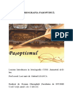 ISTORIOGRAFIA PAŞOPTISTĂ Proiect CURS, Roman Gheorghiță, Anul 1, Gr. C (H113)