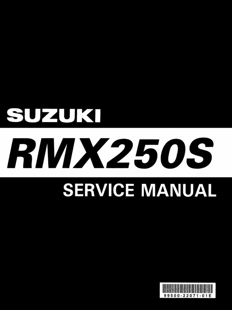 RMX250S（SJ14A）サービスマニュアル SUZUKI 1998年2月発行 RMX250SW追補版サービスマニュアルSJ14A配線図