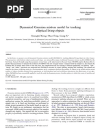 Dynamical Gaussian Mixture Model For Tracking Elliptical Living Objects