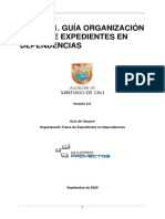 Mirave - Guía Organización Física de Expedientes en Dependencias PDF