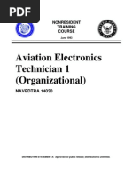 NAVEDTRA 14030 - Aviation Electronics Technician 1 (Organizational)